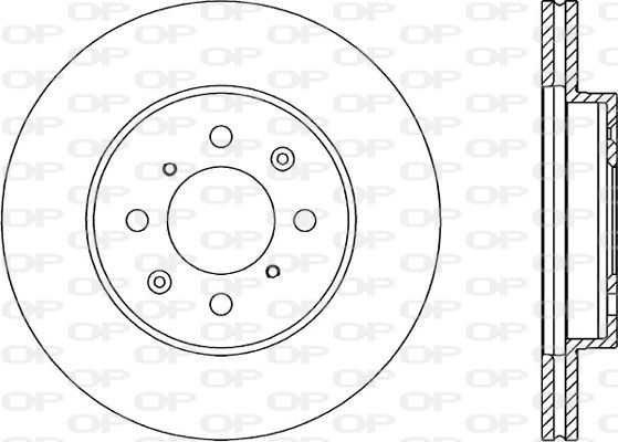 OPEN PARTS Bremžu diski BDR1215.20